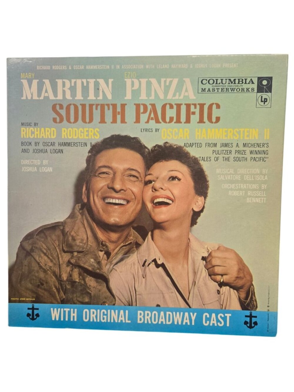 SOUTH PACIFIC, ORIGINAL BROADWAY CAST 1967 VINYL LP